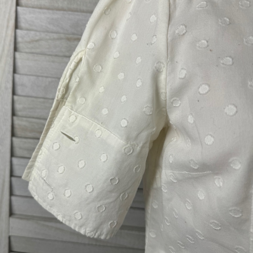 kate spade Cream Short-Sleeve Button-Down Shirt - Picture 7 of 12